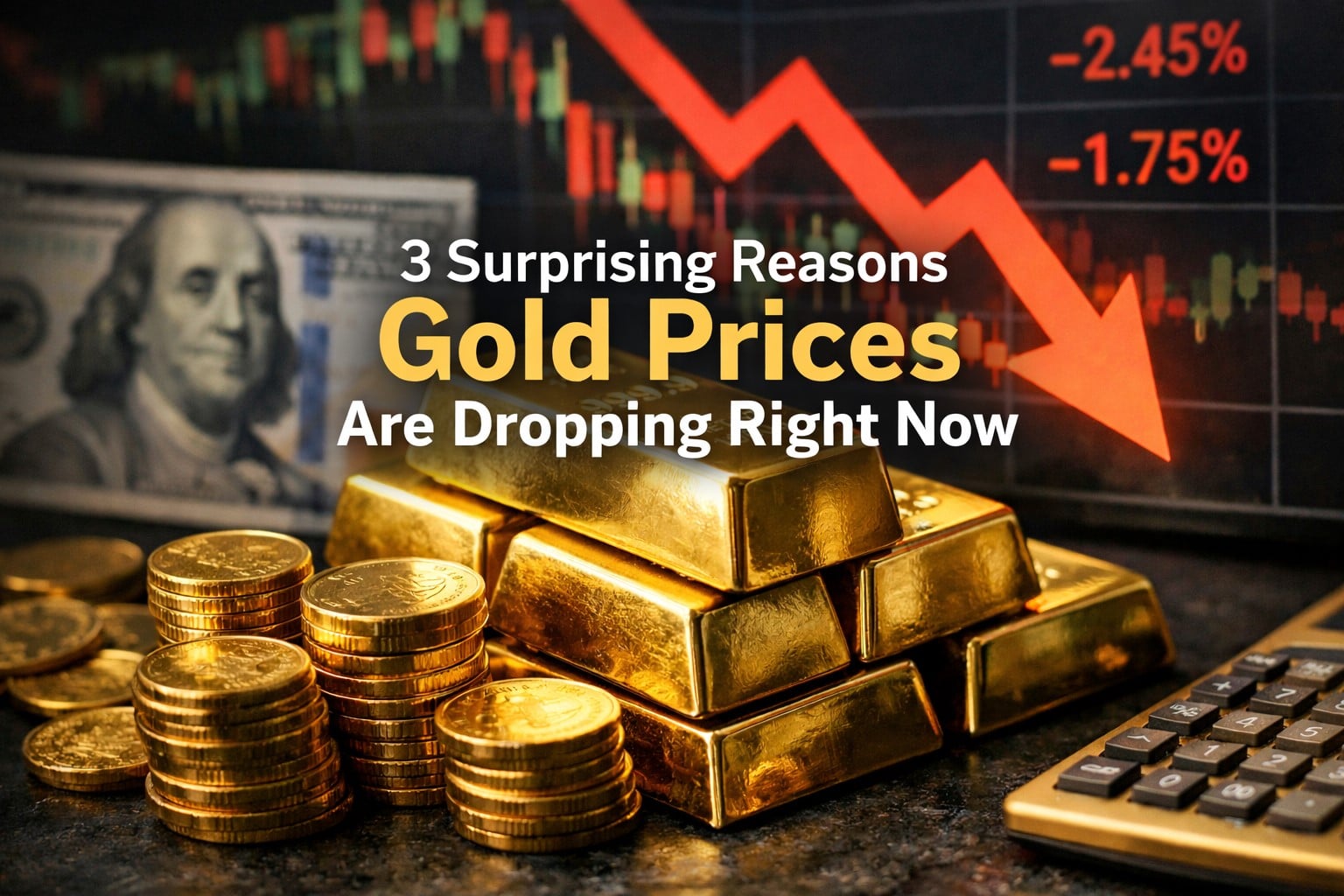 3 Surprising Reasons Gold Prices Are Dropping Right Now