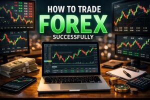 Forex trading setup with profit tools