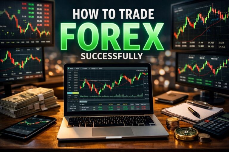 Forex trading setup with profit tools
